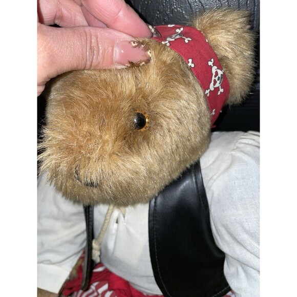 Vintage Rare Authentic Vermont Pirate Sailor Teddy Bear Jointed - Picture 5 of 7
